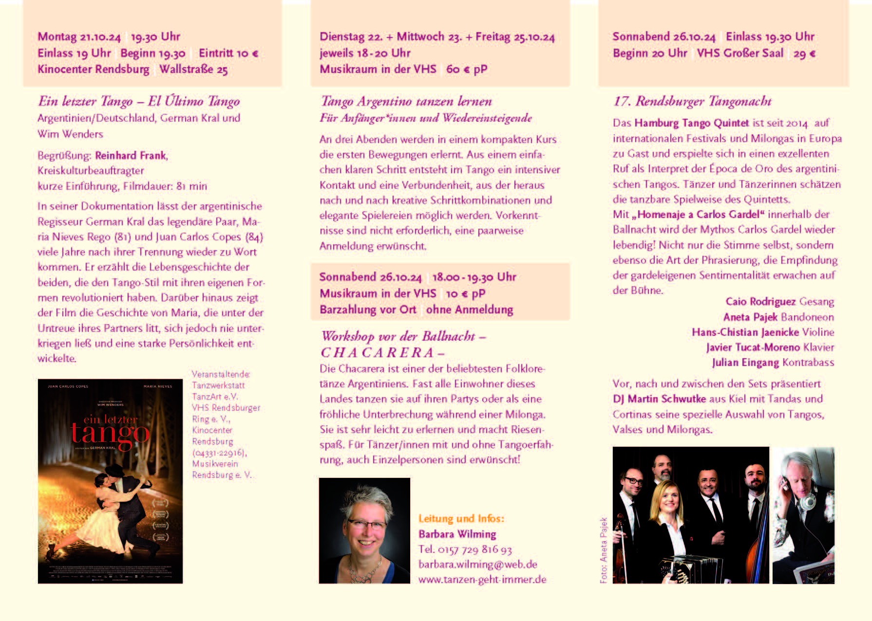Tango Woche in RD im Oktober 2024